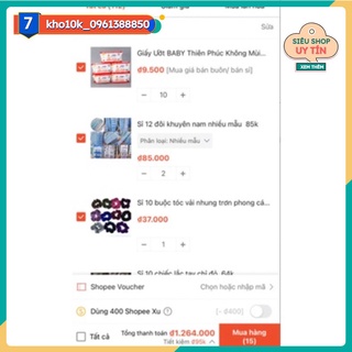 Combo phụ kiện buộc tóc duyên đặt