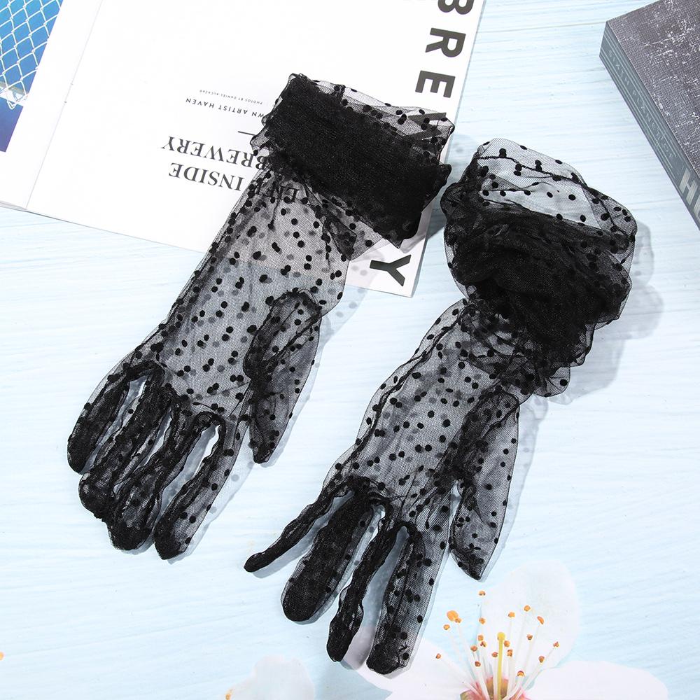 Găng Tay Ren Lưới Siêu Mỏng Thời Trang Mùa Hè Cho Nữ