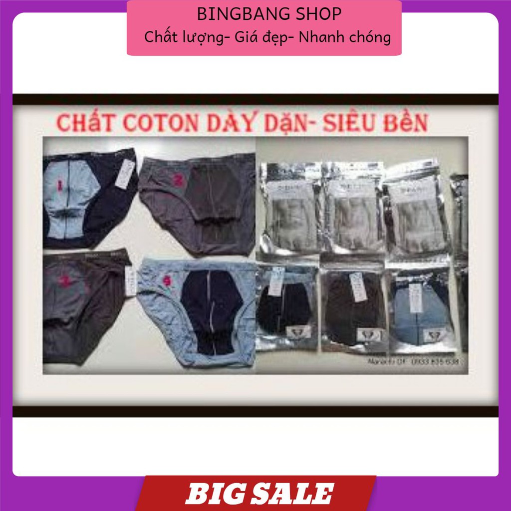 Sịp chéo nam hàng Nhật cao cấp túi zip bạc