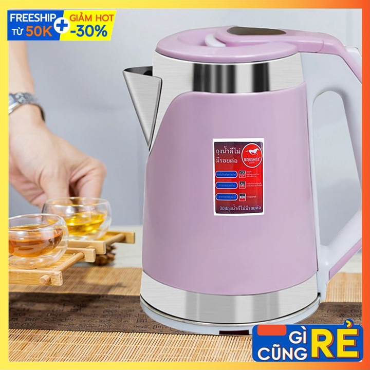 Ấm đun nước, bình đun siêu tốc Thái Lan 2.2L