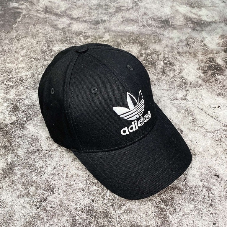 Mũ/Nón Lưỡi Trai Split Trefoil Strap-Black HAT Black EW7959 H60