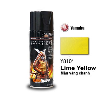 Samurai y810 - sơn xịt samurai màu vàng chanh y810