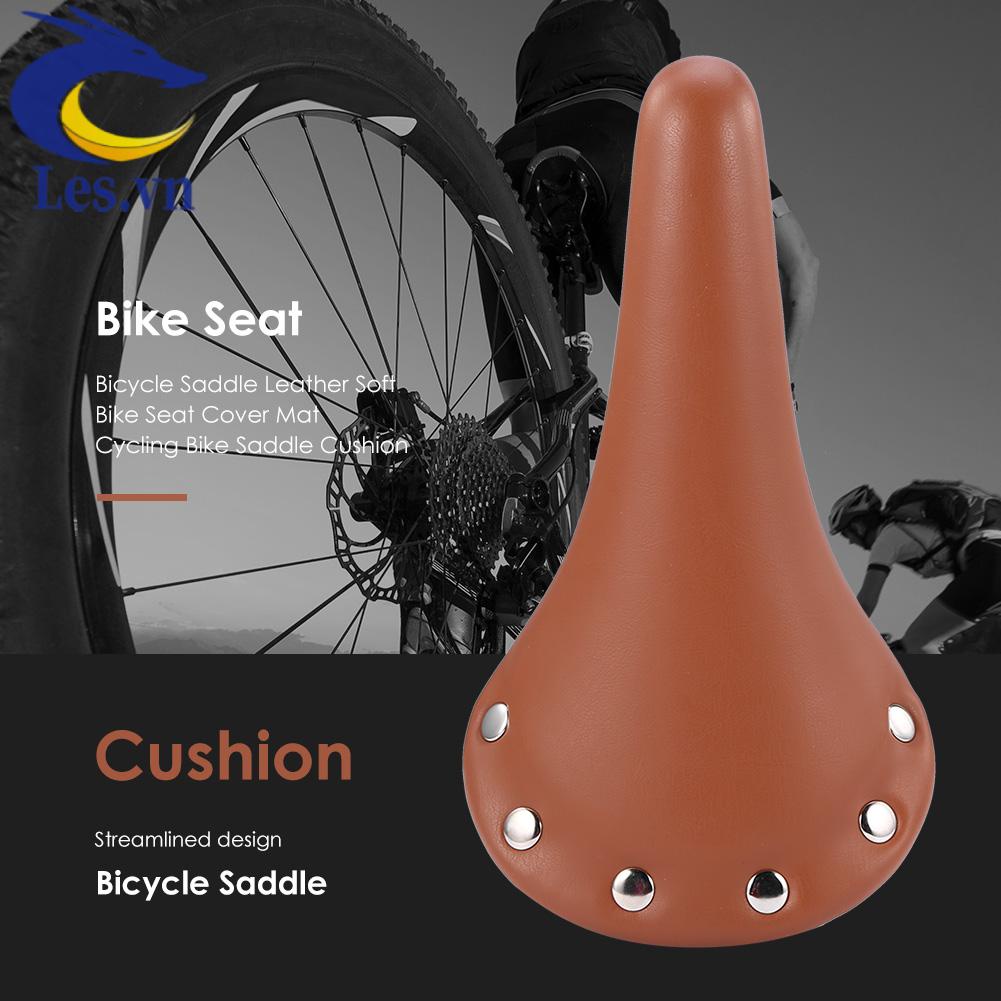 Yên Xe Đạp Bọc Da Mềm Cao Cấp