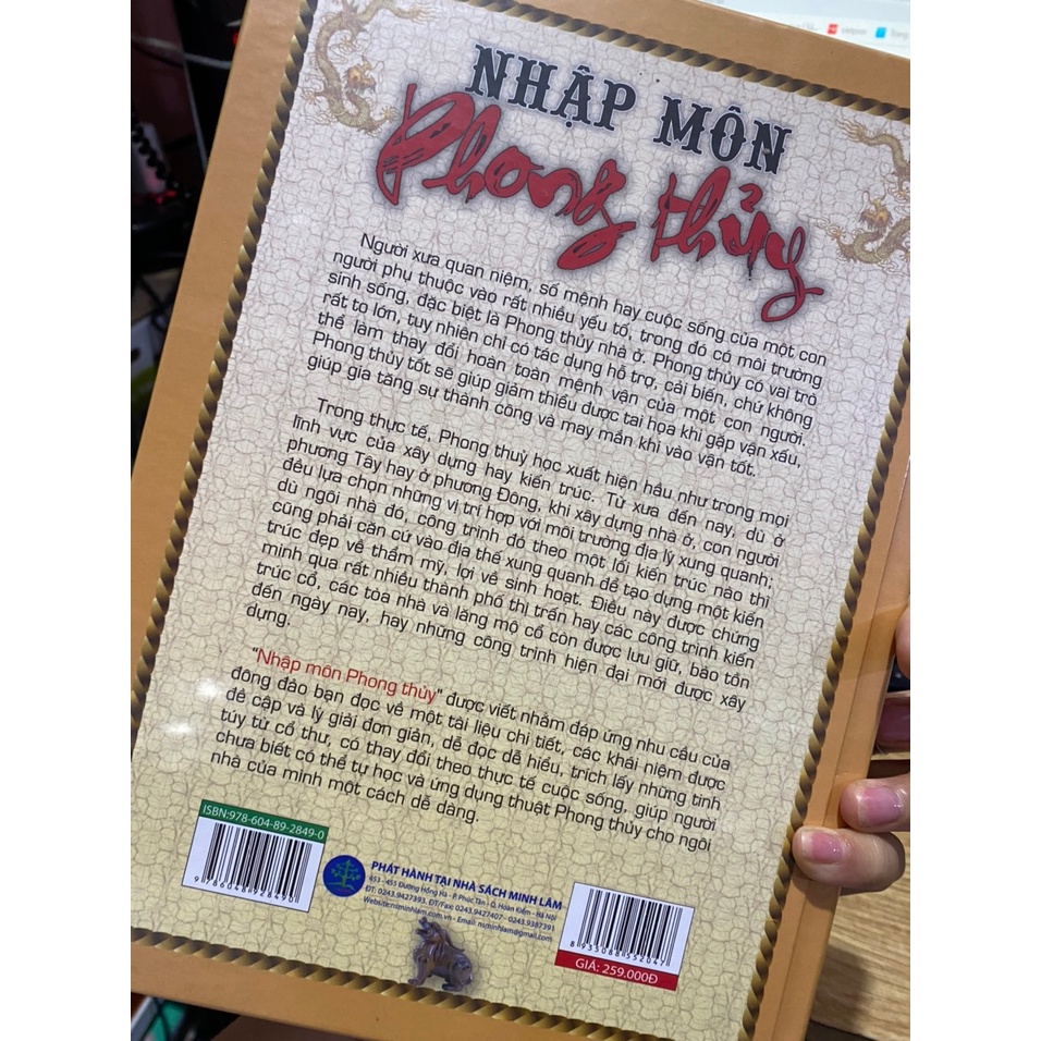 Sách - Nhập môn Phong thủy : Phong thủy học nhanh ứng dụng liền ( Minh Lâm )