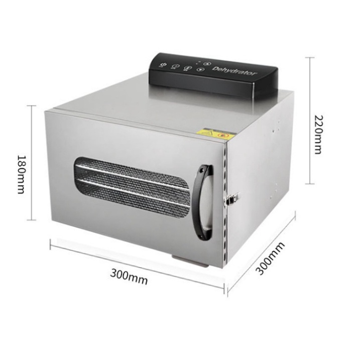 Máy sấy khô hoa quả thực phẩm 6 tằng inox siêu bền