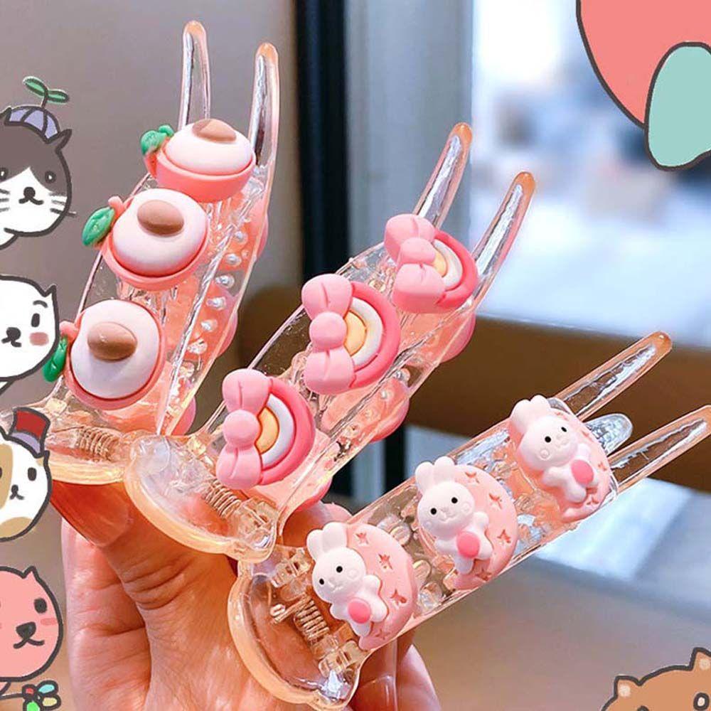 TWINKLE Kẹp Tóc Hình Ngôi Sao / Mặt Trăng / Trái Cây Lấp Lánh Phong Cách Hàn Quốc