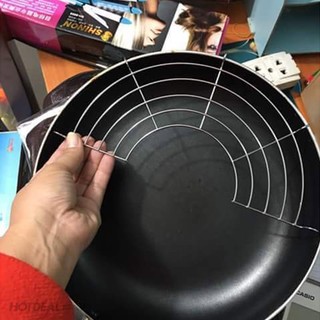 Vỉ Gác Chảo inox 25x13cm