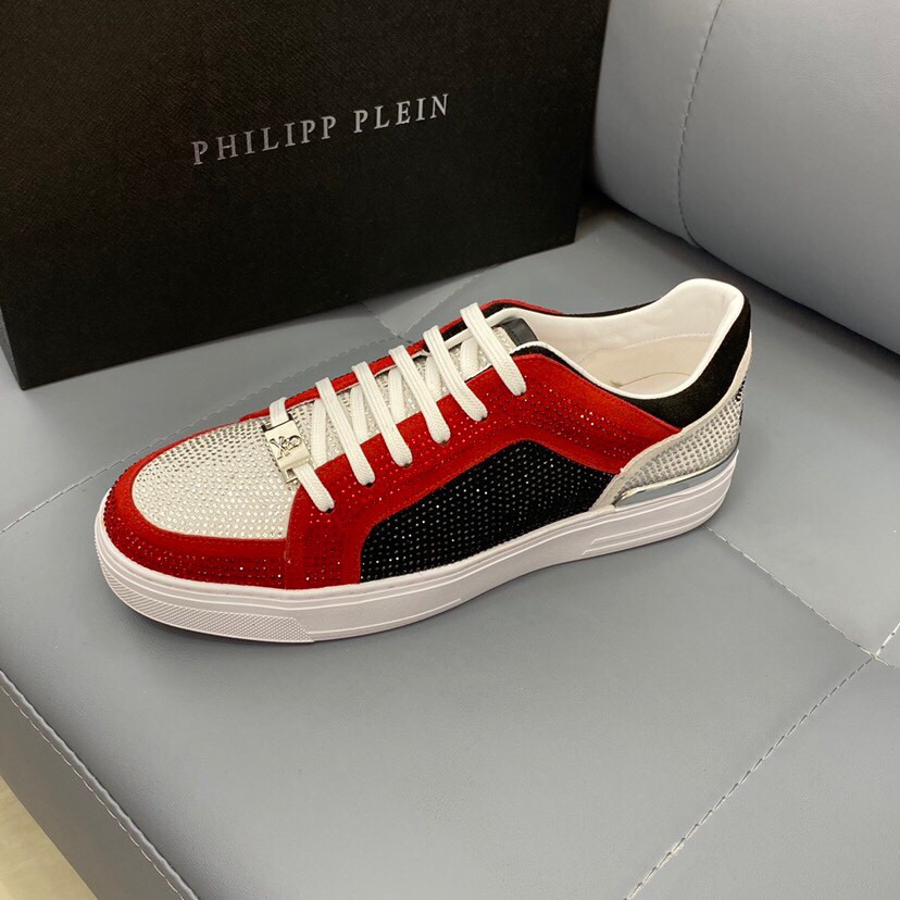 Giày sneakers nam da thật Philipp Plein thiết kế cực thời thượng và ấn tượng, mang đến sự nổi bật