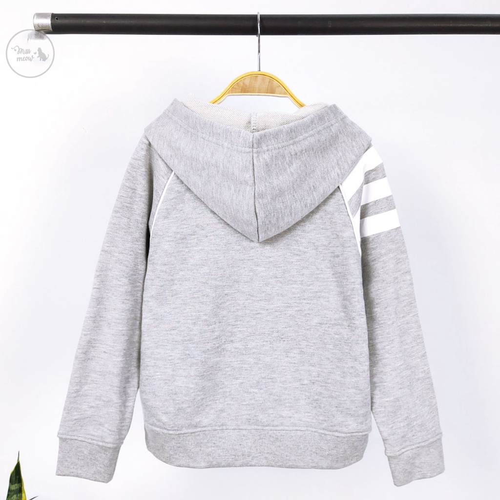 Áo Khoác Nỉ Cho Bé Trai Bigfox Missmeow Size Đại Áo Khoác Thu Đông Dài Tay Có Mũ Hoodie In BF Cỡ Trẻ Em 3-15 Tuổi