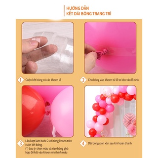 Set bóng trang trí sinh nhật