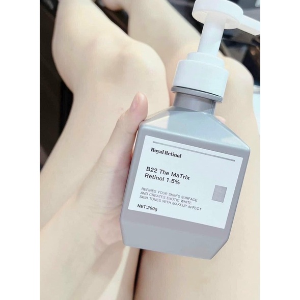 Kem ủ body Royal Retinol B22 The Matrix giúp cơ thể trắng sáng, mượt mà hộp 200g - CO094