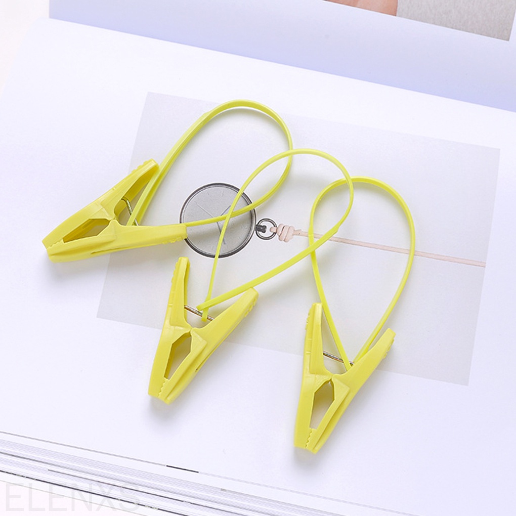 Set 12 Kẹp Phơi Quần Áo Bằng Nhựa Nhiều Màu Sắc Đa Năng