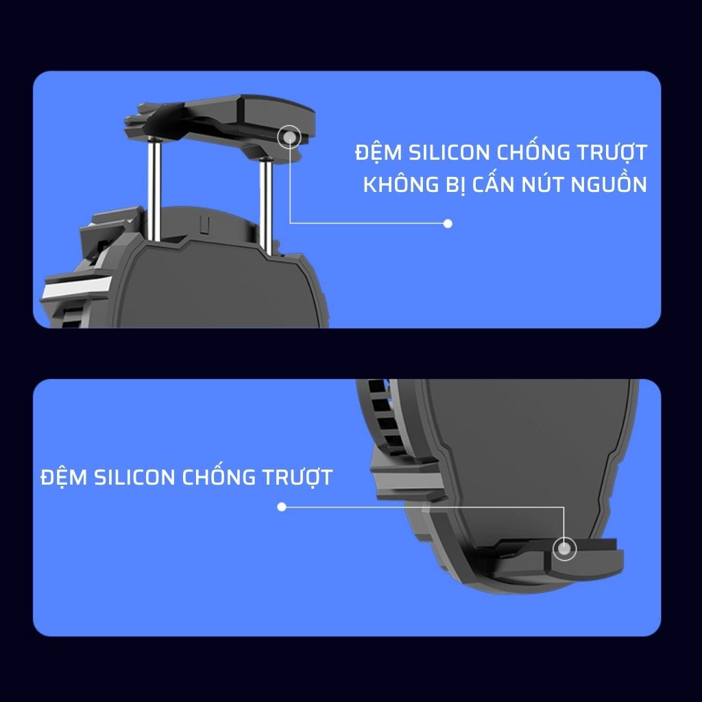 MEMO DL07 | Quạt tản nhiệt sò lạnh cho điện thoại, Màn hình LED hiển thị nhiệt độ, LED RGB, Tặng kèm bao tay chơi game