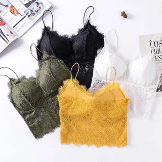 Áo bra dây mảnh croptop sang chảnh sexy