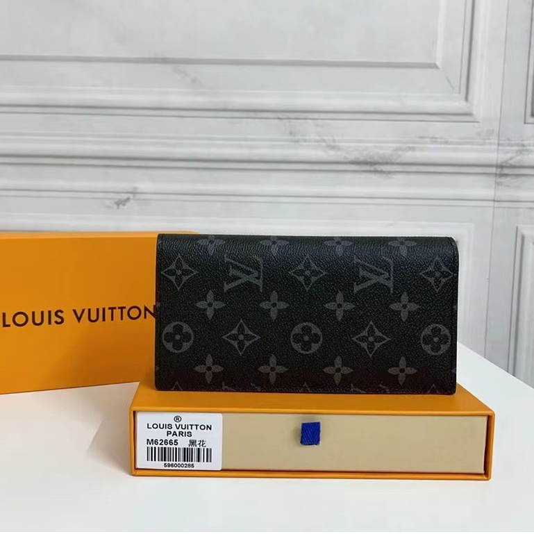 Sẵn sàng giao hàng Ví nam mới của Louis Vuitton LV có hộp 62665