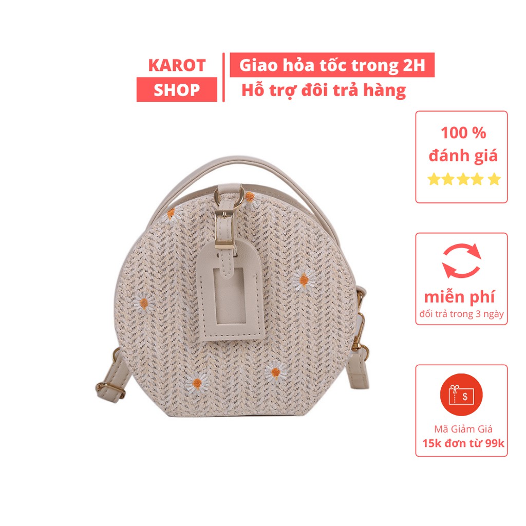 Túi xách Tay Nữ Vải Dệt Phong Cách Thời Trang - Túi Đeo Chéo Thời Thượng