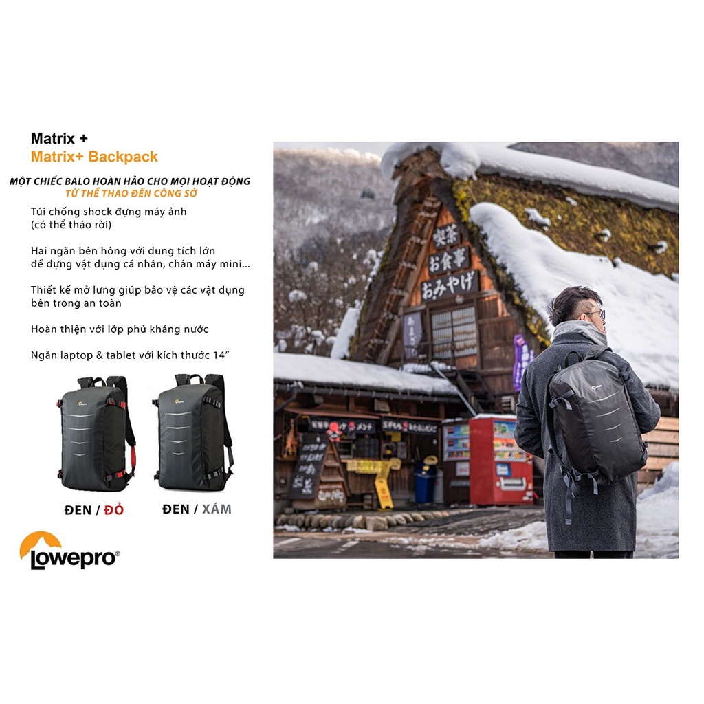 Balo Lowepro Matrix BP 23L