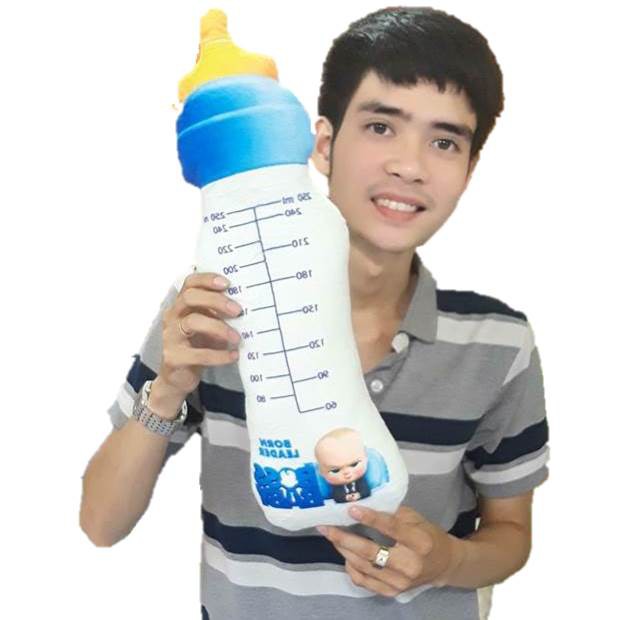 GỐI ÔM BÌNH SỮA PHIM NHÓC TRÙM (50cm)