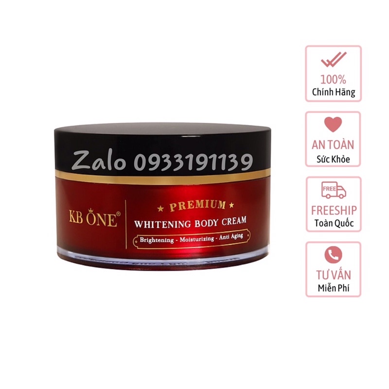 Kem body dưỡng trắng toàn thân Kbone 200gram
