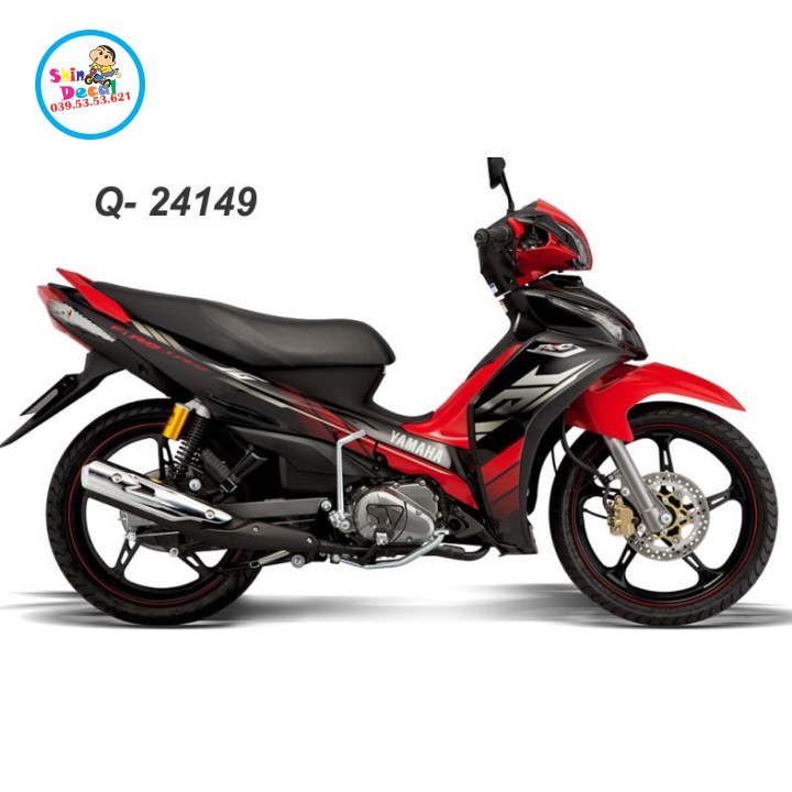 Tem xe jupiter RCmẫu JG đỏ đen