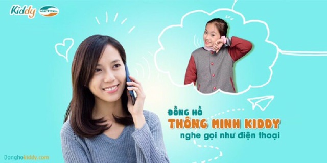 Đồng hồ thông minh định vị, nghe gọi 2 chiều Kiddy 2