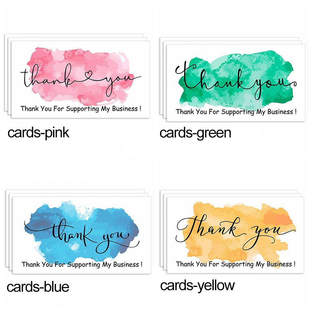 Set 50 Tấm Thẻ Danh Thiếp Chữ Thank You