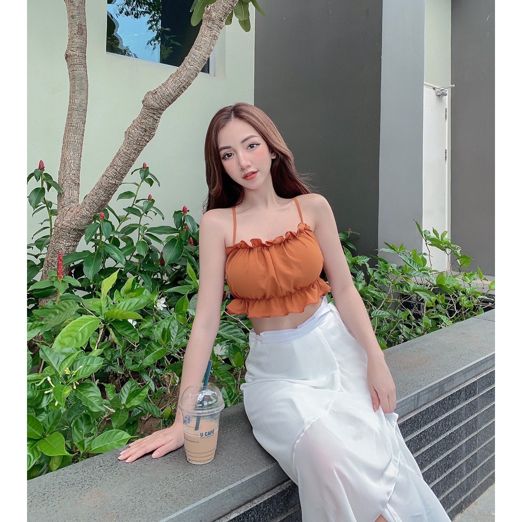 Áo 2 Dây Cột Chéo Lưng