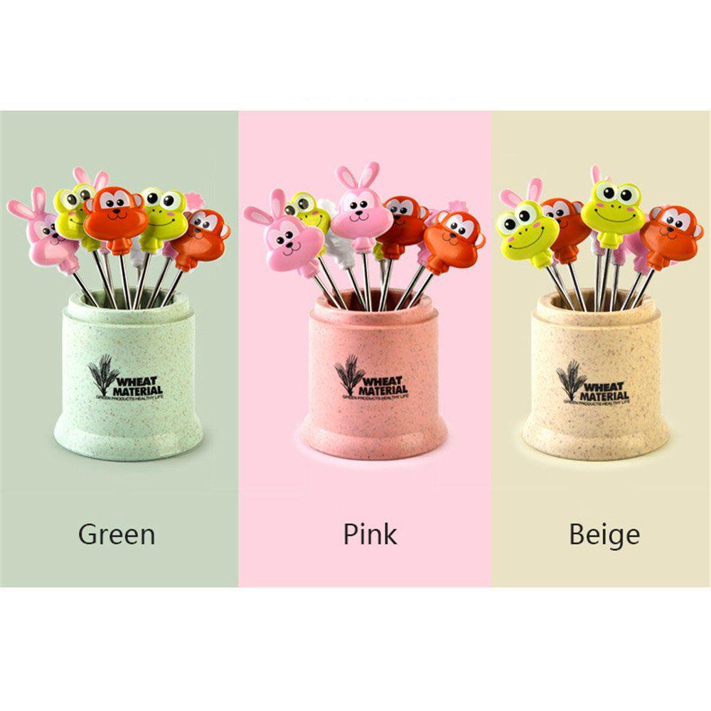 Nĩa Ăn Trái Cây Bằng Thép Không Gỉ Có Thể Tái Sử Dụng