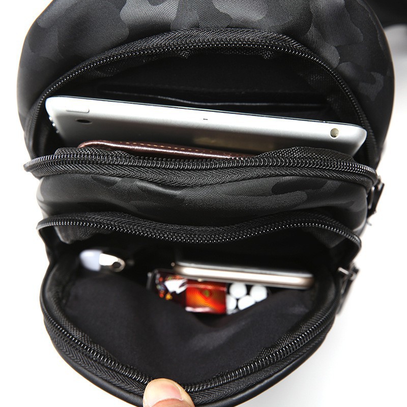 Túi Đeo Chéo Nam Vải Camo Chống Thấm Nước Cao Cấp Bazan_store | BigBuy360 - bigbuy360.vn