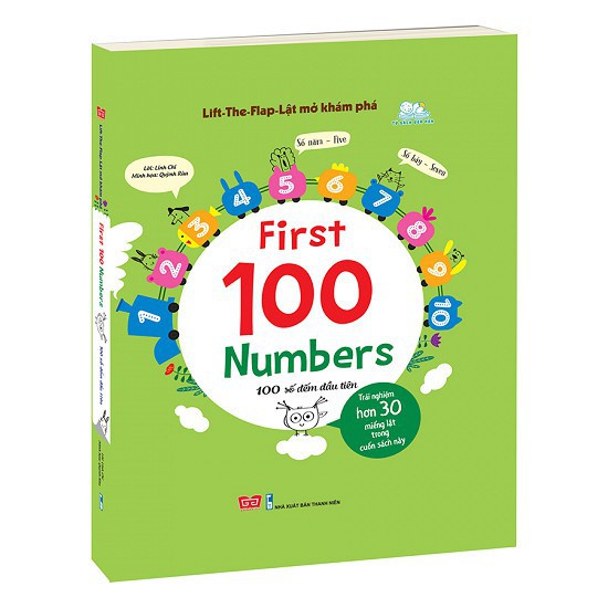 Sách tương tác - Lift-The-Flap-Lật mở khám phá - First 100 Numbers - 100 số đếm đầu tiên