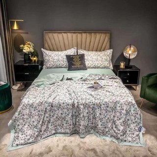 Bộ chăn ga gối hè lụa tencel - cao cấp, mát lạnh