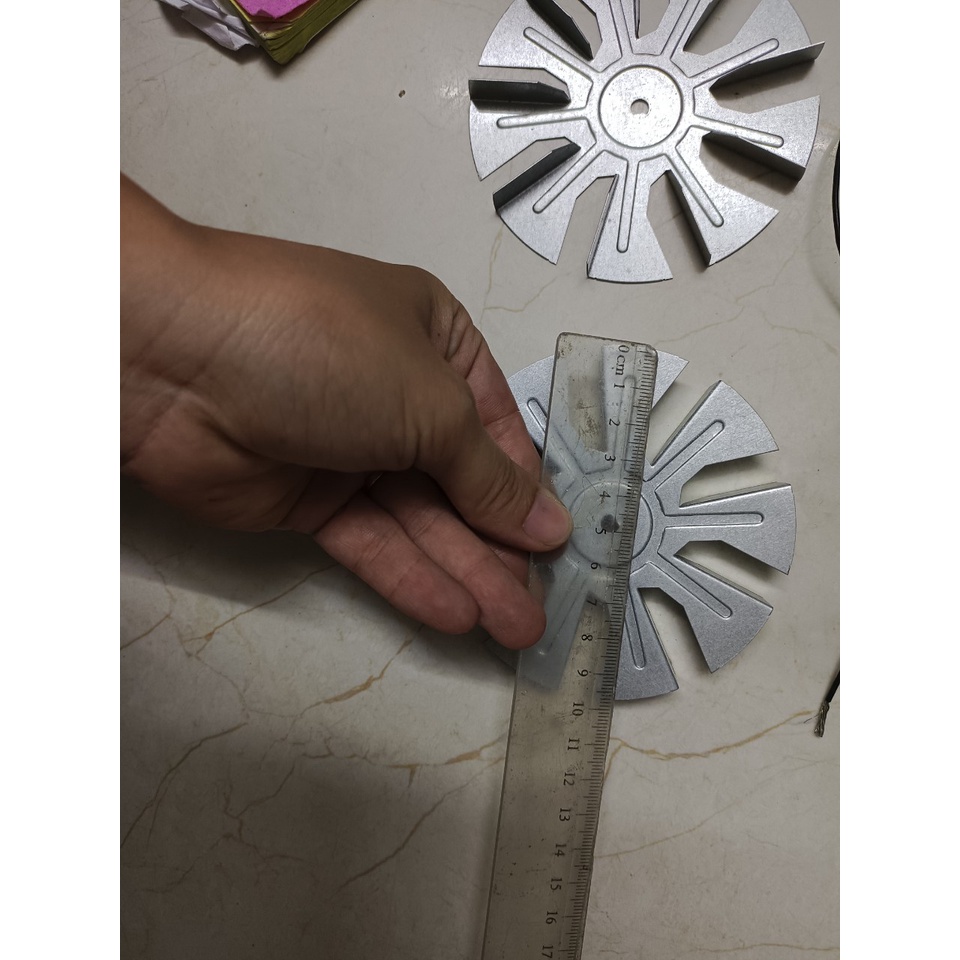 Quạt lò nướng thủy tinh - cánh quạt nồi nướng