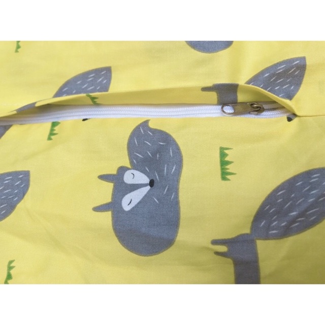 Vỏ/áo gối 100% chất coton lụa hàn dùng thay thế cho bé size 30x45