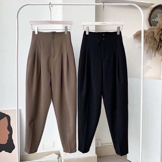 Quần baggy cạp liền 2 khuy -  4BASIC - QBG01