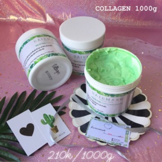 Ủ tóc Bạc Hà Trà Xanh Collagen (1000g) | tặng 2 mask khi mua