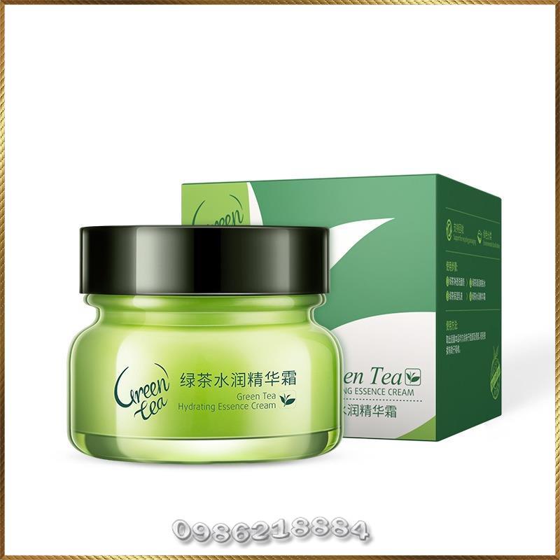 Kem dưỡng trắng cấp ẩm ngừa mụn Laikou Green Tea Hydrating Essence Cream L3052