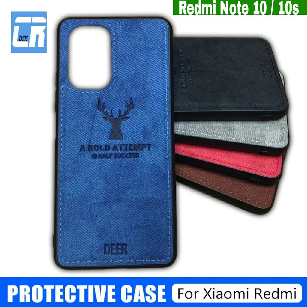 Ốp lưng Redmi Note 8 / Note 10 / 10s chống sốc vải đầu hươu cao cấp ôm máy