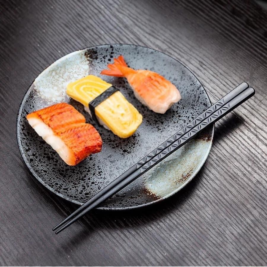 Đũa Shikisai Kháng Khuẩn Chống Mốc Nhật Bản Chính Hãng Có Tem Chống Giả Set 10 Đôi