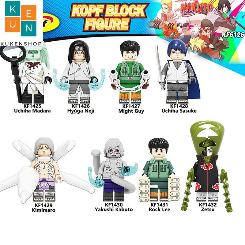 COMBO 8 Minifigures Các Nhân Vật Trong Naruto Madara Kikimaro Kabuto KF6126 Mẫu Mới Ra Siêu Hot