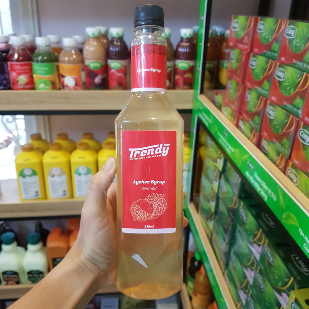 Siro Trendy các hương chai 830ml