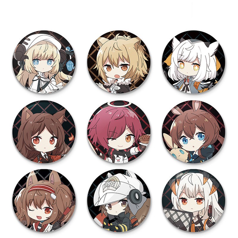 Huy hiệu cài áo IN HÌNH Arknights game chibi dễ thương xinh xắn mẫu 3