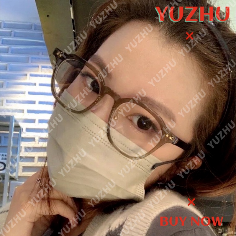 Mắt kính gọng oval chống bức xạ phong cách Hàn Quốc cho nữ