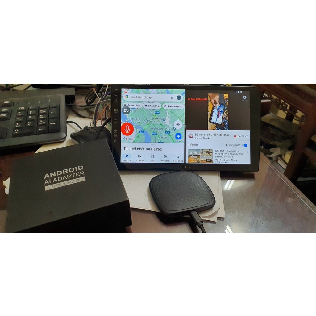 Carplay Android Box Picasou - biến màn hình theo xe thành màn Android - cắm sim 4G