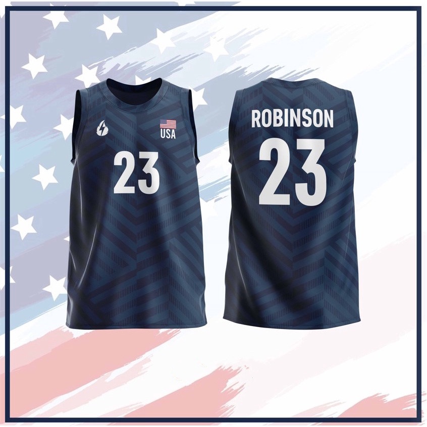 Áo Thun Bóng Chuyền Đội Tuyển Usa