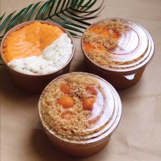 10 chiếc tô giấy kraft kèm nắp