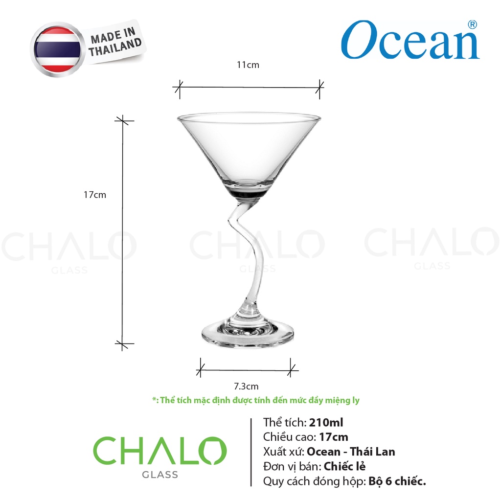 Ly Cocktail Martini Ocean Salsa  - 210ml - 1521C07