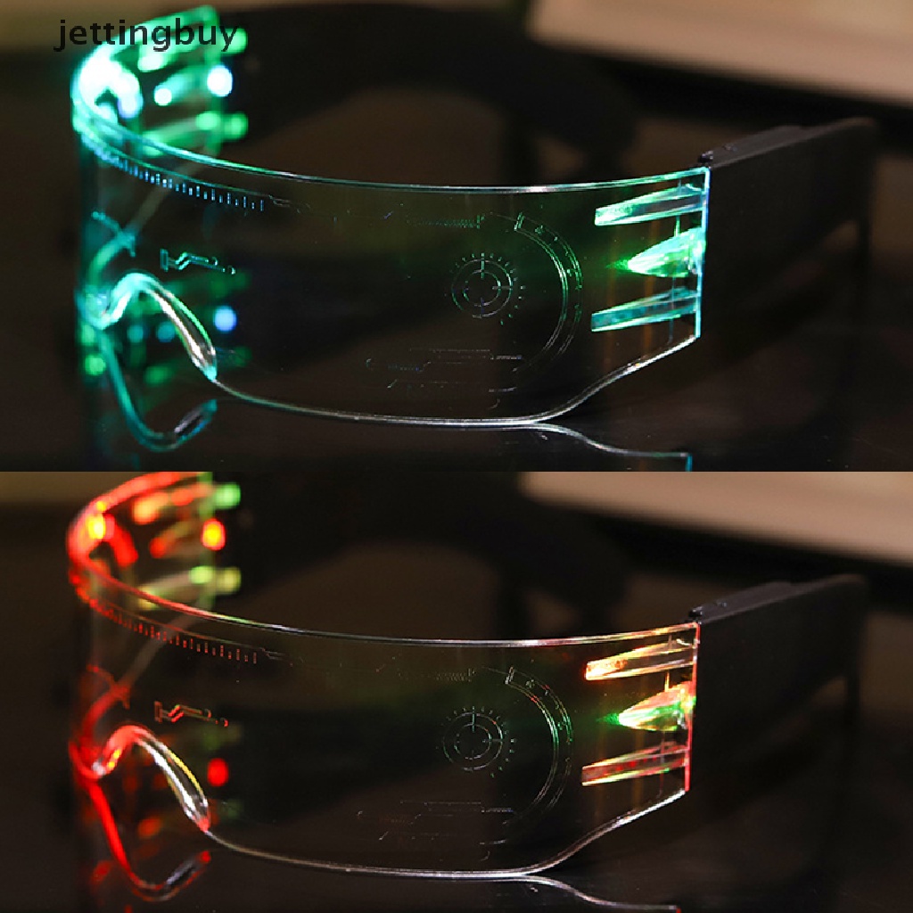 Kính mát JETTING có đèn LED phát sáng phong cách Punk thời trang cho nam và nữ