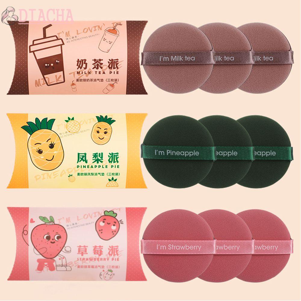 [Hàng mới về] Set 3 mút trang điểm hình giọt nước/hình tròn nhiều màu sắc cho nữ