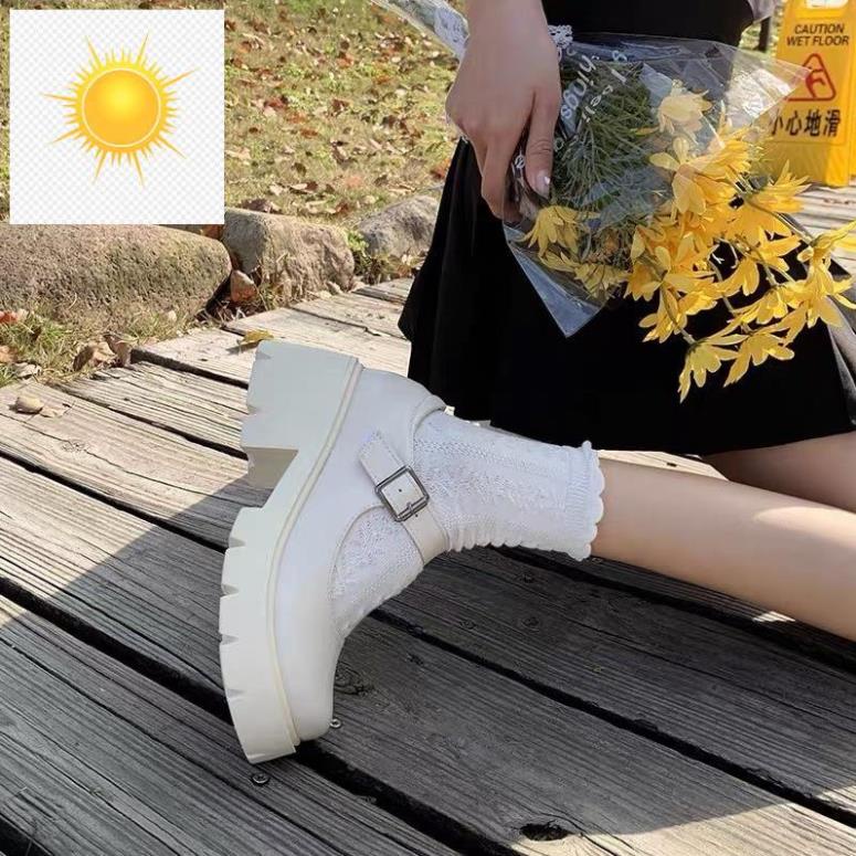 🚴🏇 (HÀNG CÓ SẴN) Giày lolita trơn quai ngang cao gót BIG SIZE 35-42 🚴🏇