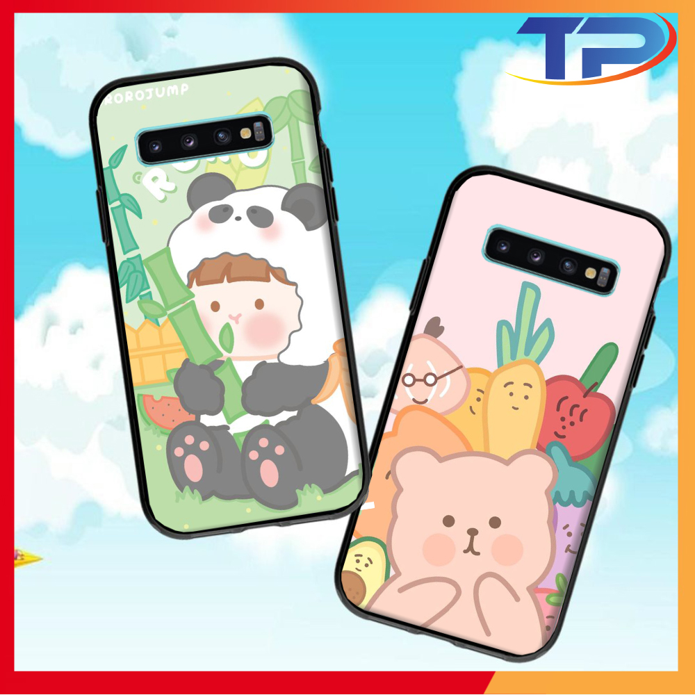 Ốp lưng Samsung Galaxy S10 Plus / S10 / S9 Plus / S9 / S8 Plus / S8 / S7 Edge hình RORO JUMP CUTE 02